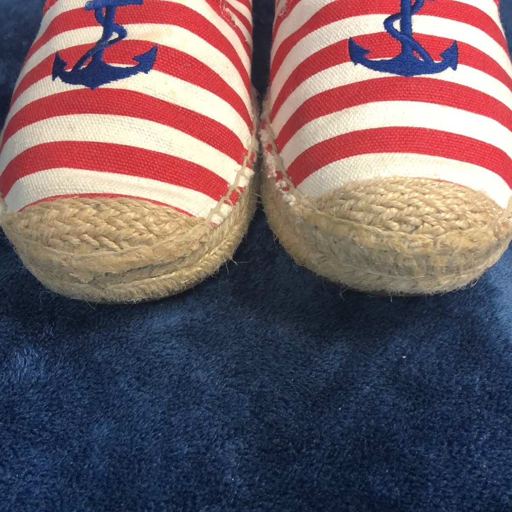 Talbots Nautical Anchor Espadrilles size 7 - Picture 4 of 9